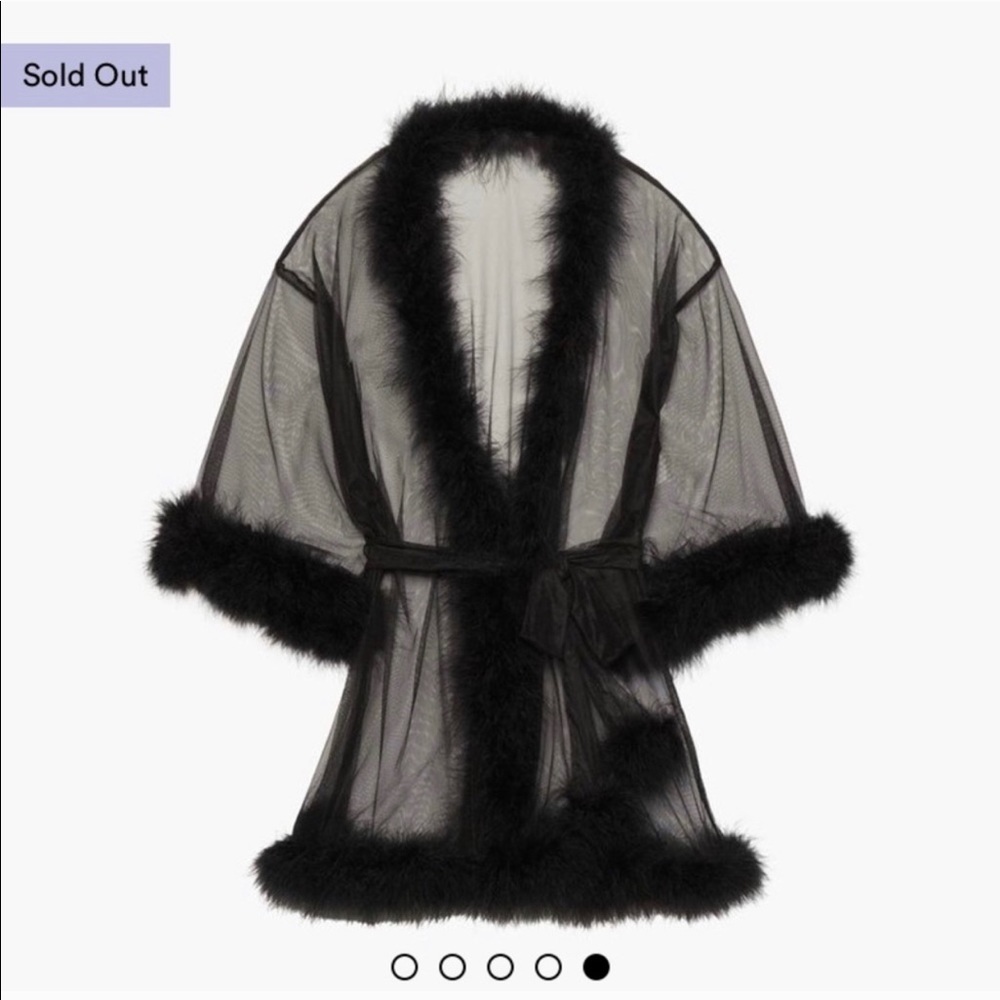 Rihanna Savage X Fenty Marabou Robe
